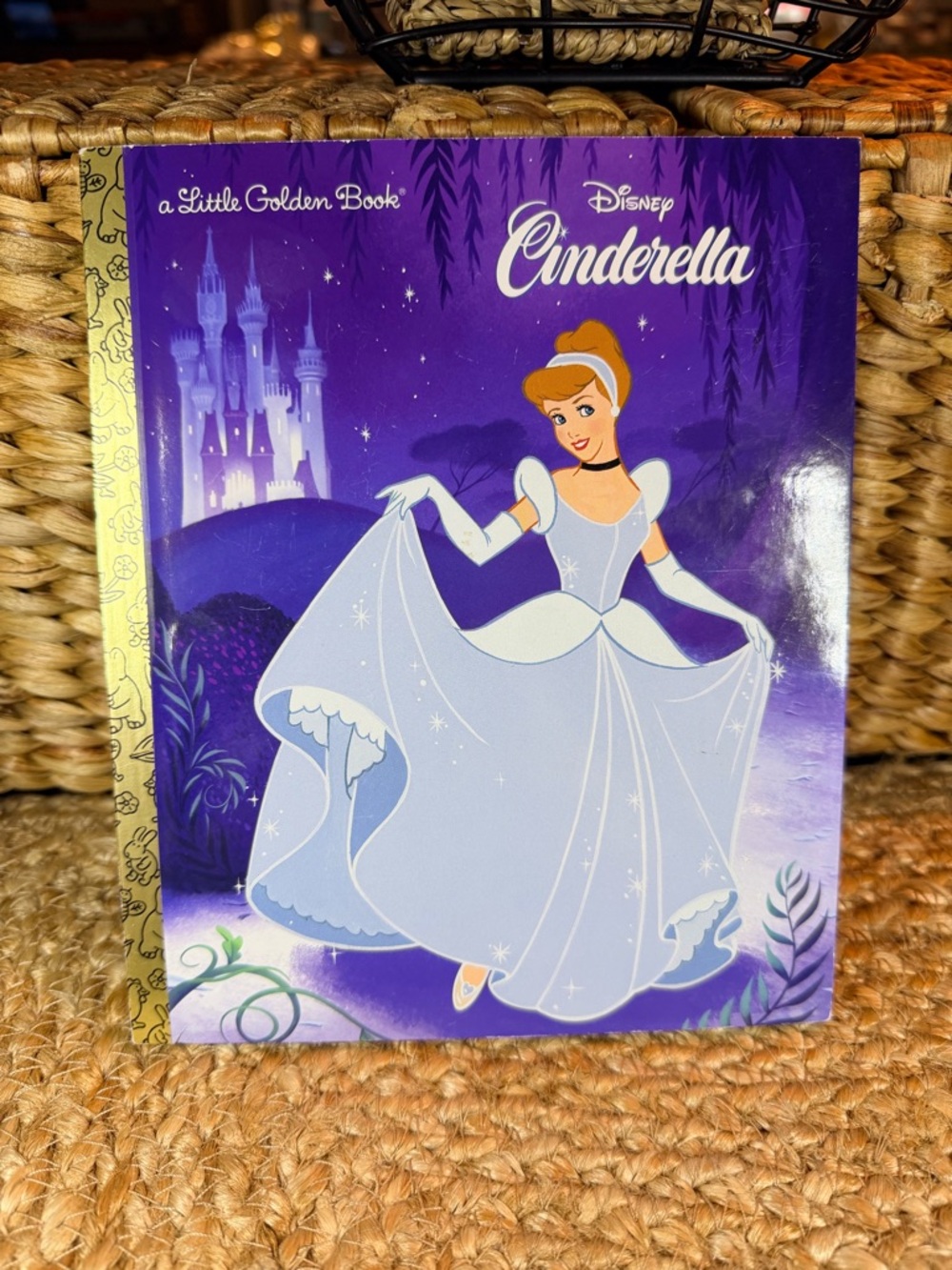 Disney Cinderella Little Golden Book - Purple & Gold